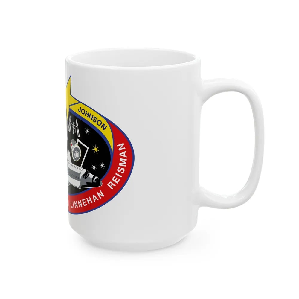 STS 123 (NASA) White Coffee Mug-Go Mug Yourself