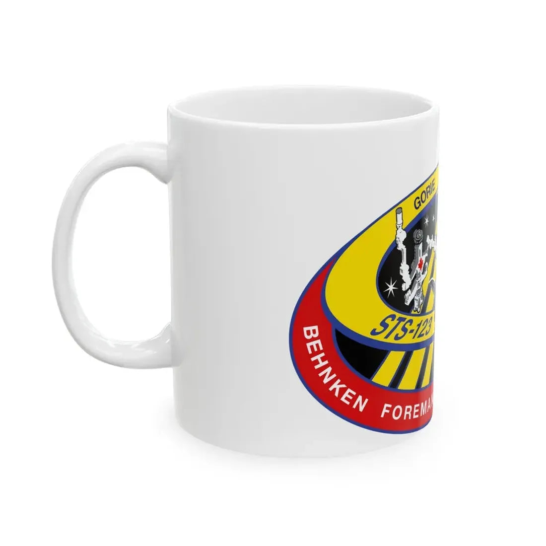 STS 123 (NASA) White Coffee Mug - Go Mug Yourself