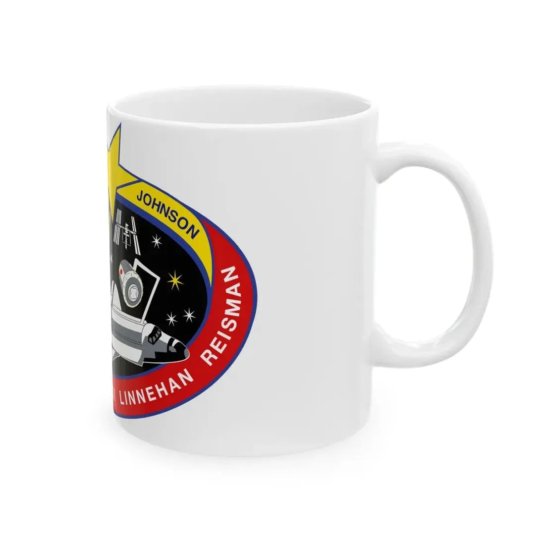 STS 123 (NASA) White Coffee Mug - Go Mug Yourself