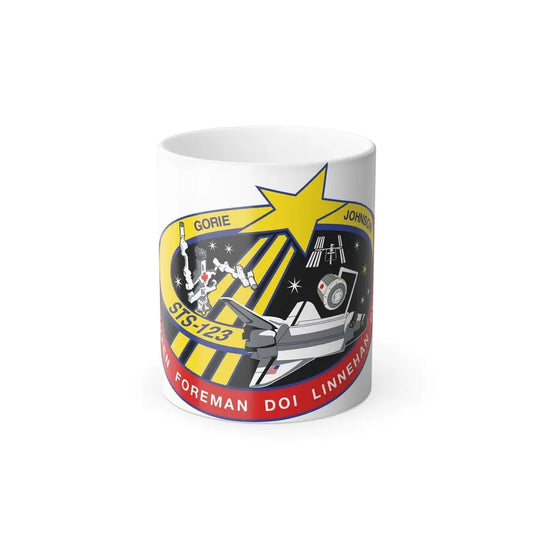 STS 123 Patch NASA - Color Changing Mug 11oz Default Title - Go Mug Yourself