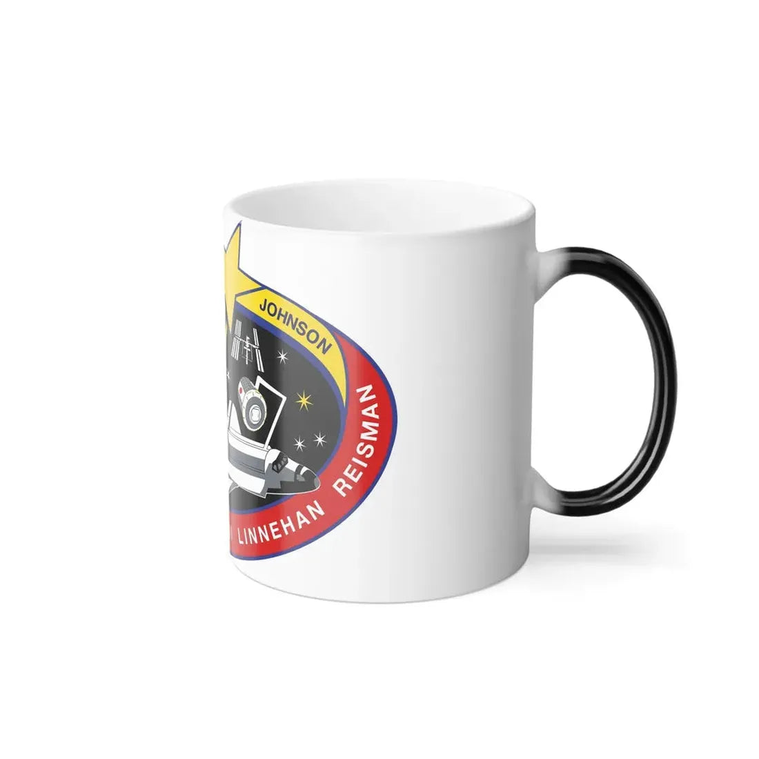 STS 123 Patch NASA - Color Changing Mug 11oz - Go Mug Yourself