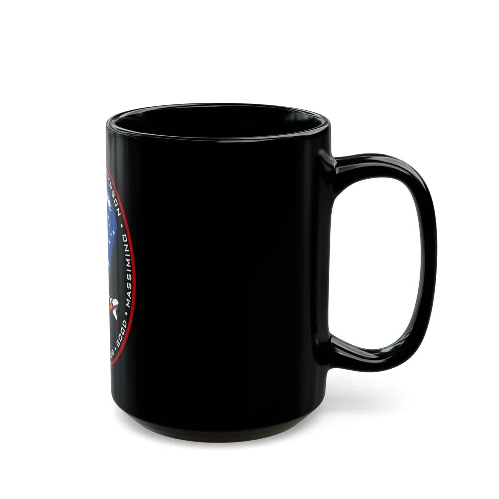 STS 125 (NASA) Black Coffee Mug-Go Mug Yourself