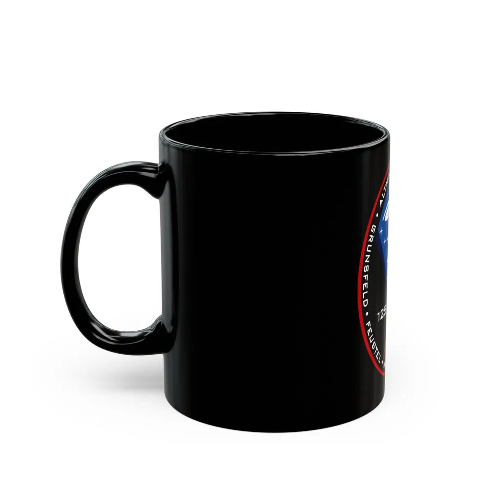 STS 125 (NASA) Black Coffee Mug-Go Mug Yourself