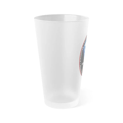 STS 125 (NASA) Frosted Pint Glass 16oz-Go Mug Yourself