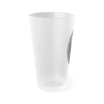 STS 125 (NASA) Frosted Pint Glass 16oz - Go Mug Yourself