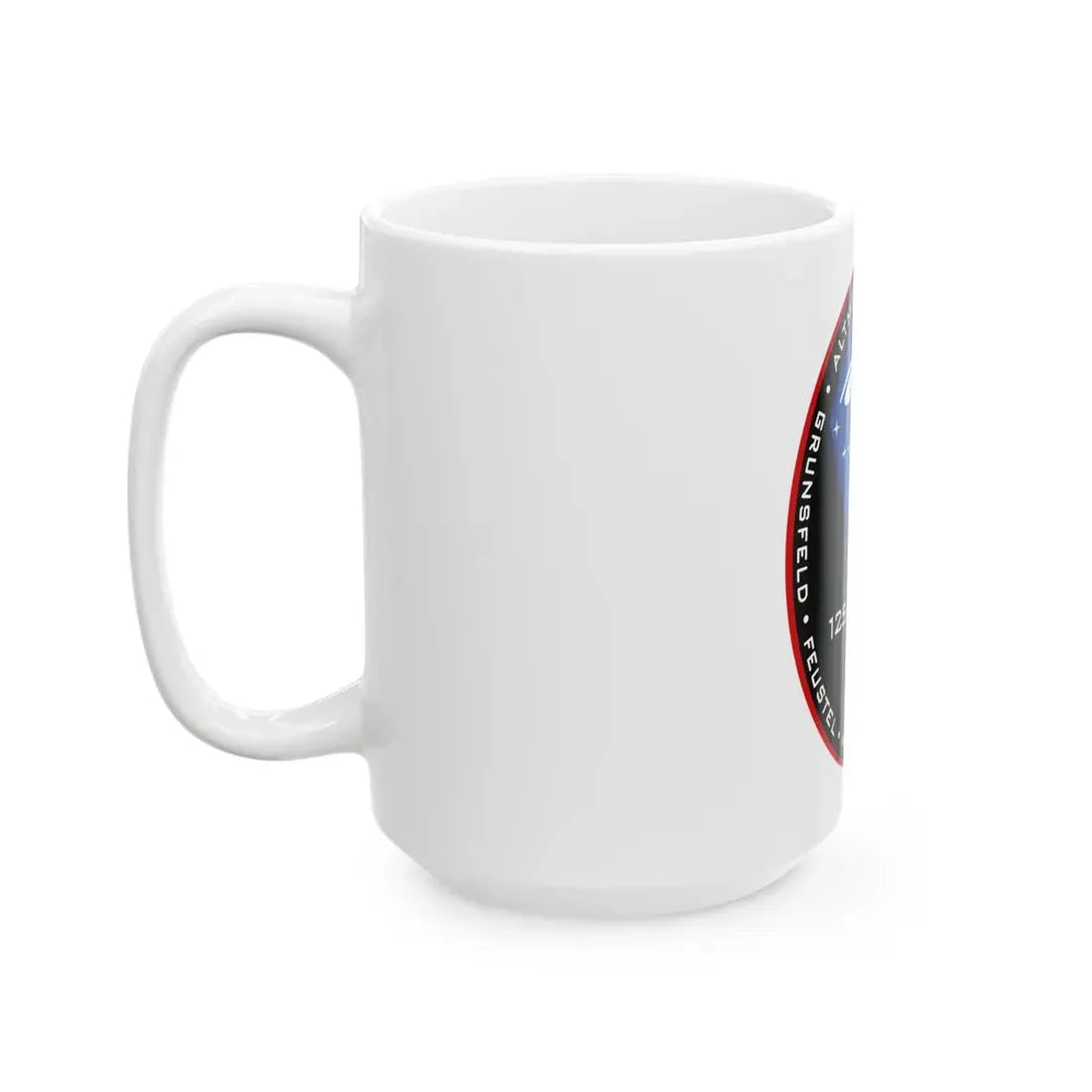 STS 125 (NASA) White Coffee Mug - Go Mug Yourself