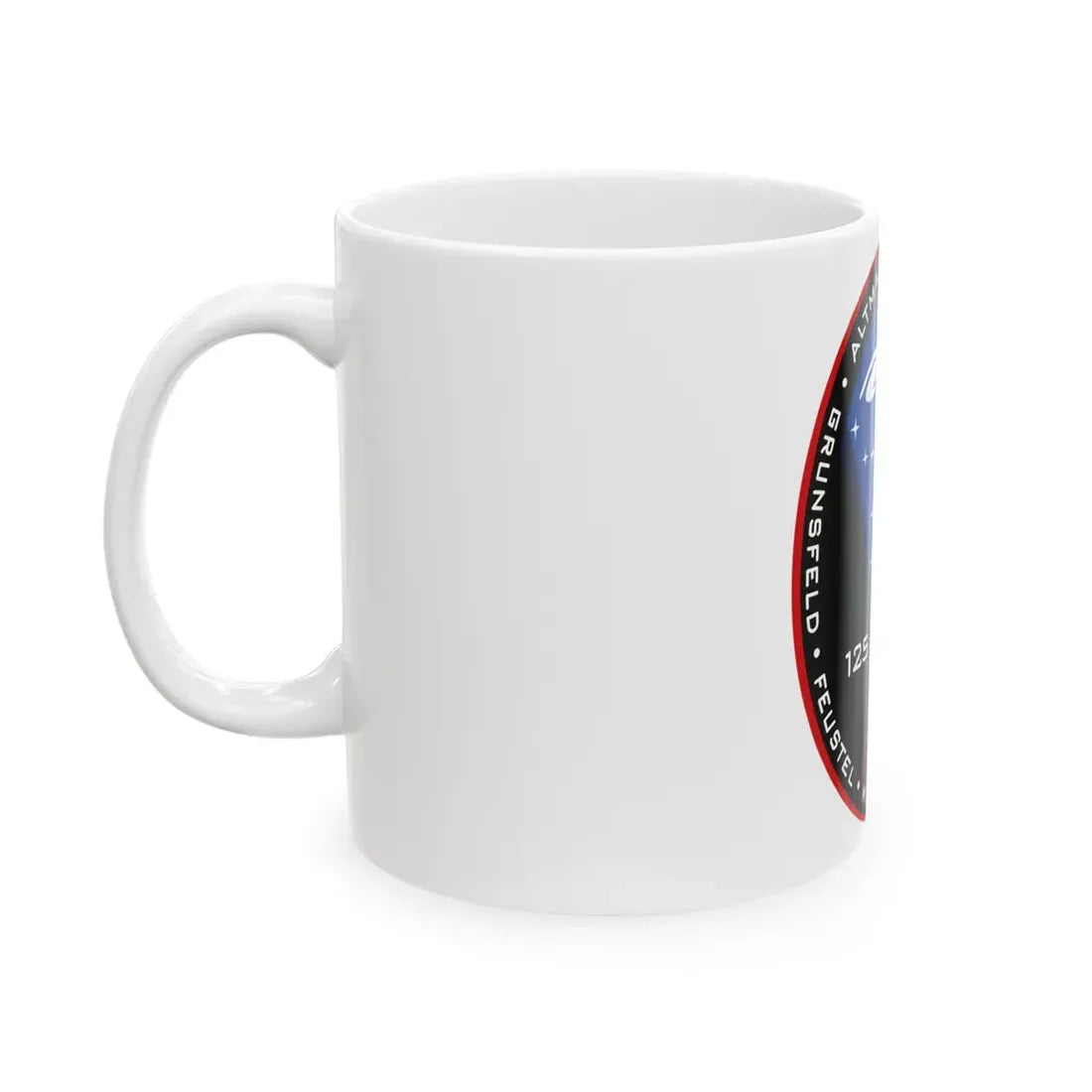 STS 125 (NASA) White Coffee Mug - Go Mug Yourself