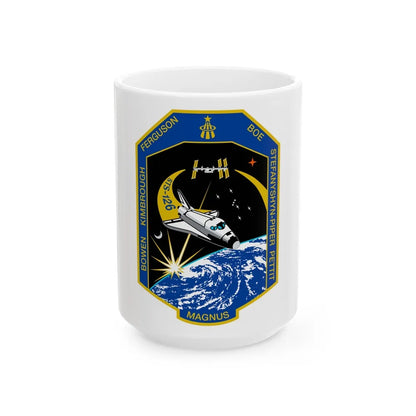 STS 126 (NASA) White Coffee Mug-15oz-Go Mug Yourself