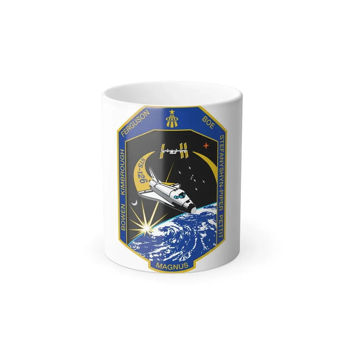 STS 126 Patch NASA - Color Changing Mug 11oz Default Title 11oz - Go Mug Yourself