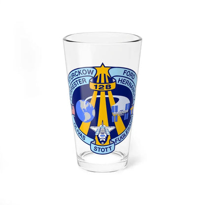 STS 128 (NASA) Pint Glass 16oz 16oz - Go Mug Yourself