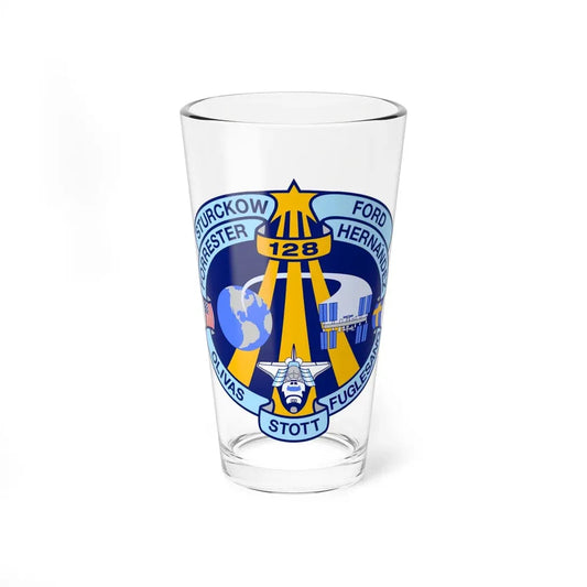 STS 128 (NASA) Pint Glass 16oz 16oz - Go Mug Yourself