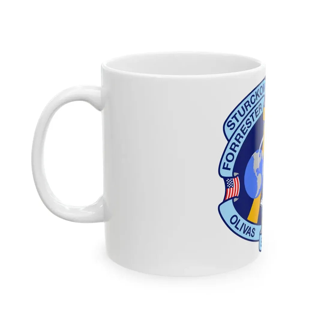 STS 128 (NASA) White Coffee Mug - Go Mug Yourself