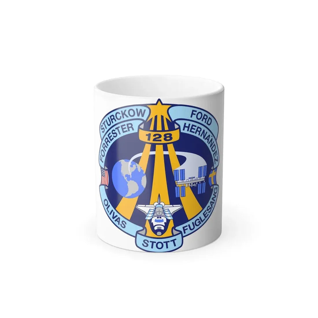 STS 128 Patch NASA - Color Changing Mug 11oz Default Title 11oz - Go Mug Yourself