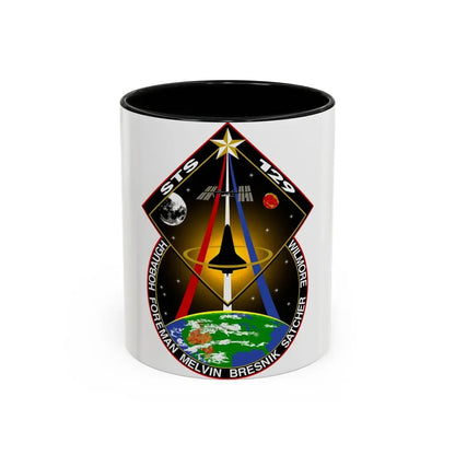 STS 129 (NASA) Accent Coffee Mug 11oz Black - Go Mug Yourself