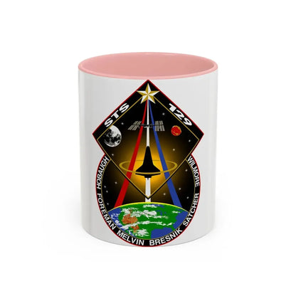 STS 129 (NASA) Accent Coffee Mug 11oz Pink - Go Mug Yourself