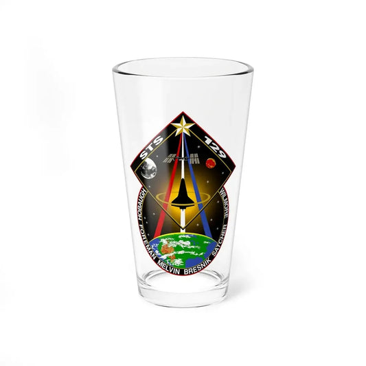 STS 129 (NASA) Pint Glass 16oz 16oz - Go Mug Yourself