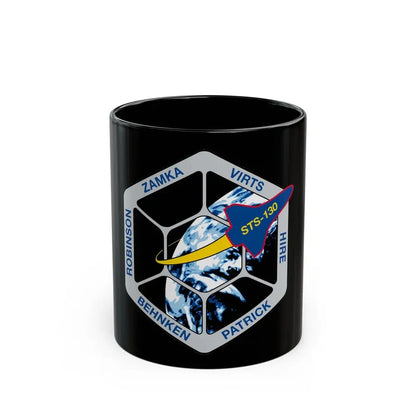 STS 130 (NASA) Black Coffee Mug 11oz - Go Mug Yourself