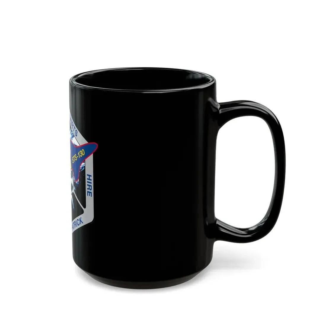 STS 130 (NASA) Black Coffee Mug - Go Mug Yourself