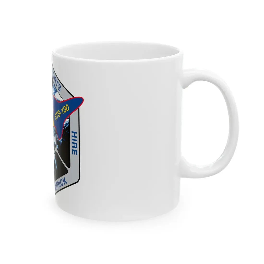 STS 130 (NASA) White Coffee Mug - Go Mug Yourself