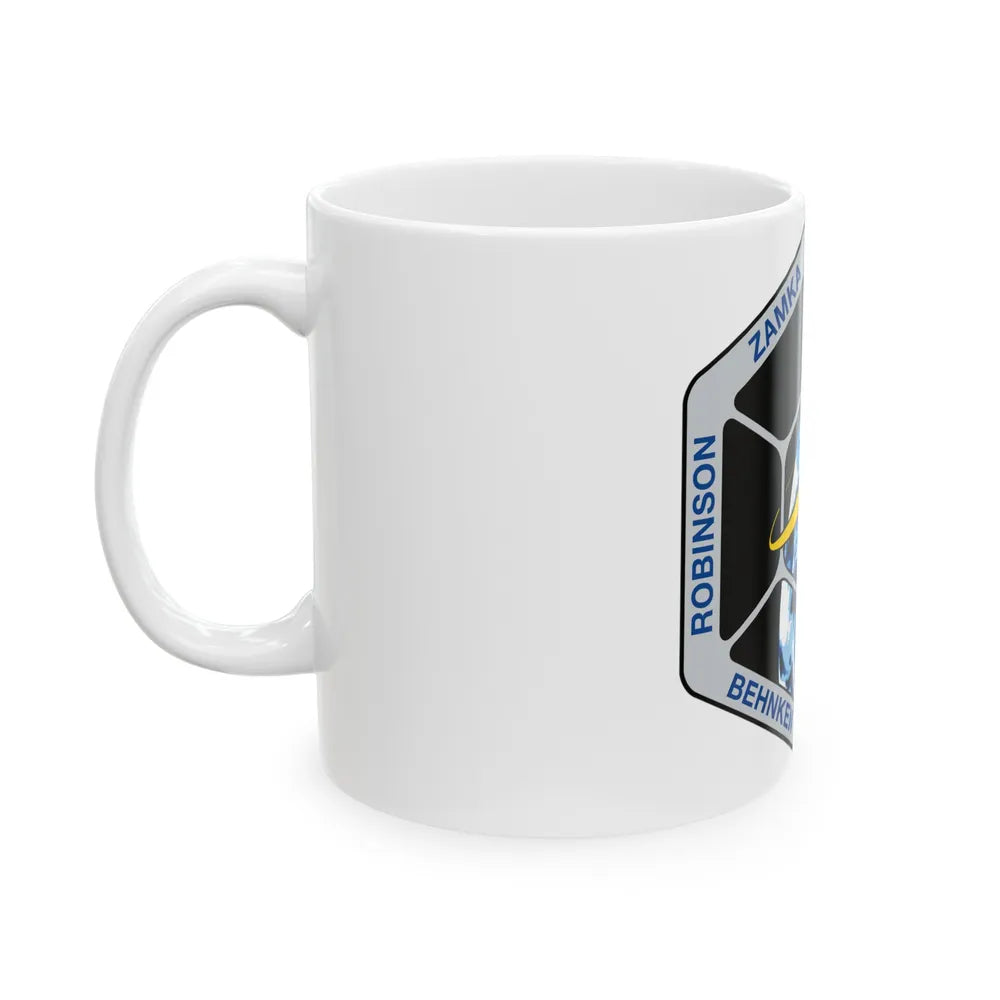 STS 130 (NASA) White Coffee Mug-Go Mug Yourself