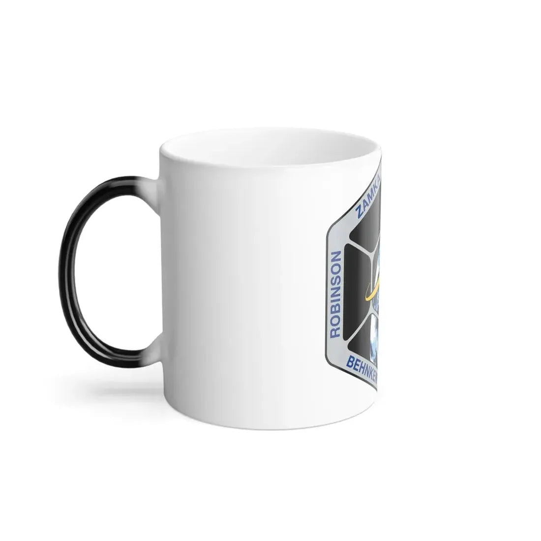 STS 130 Patch NASA - Color Changing Mug 11oz - Go Mug Yourself