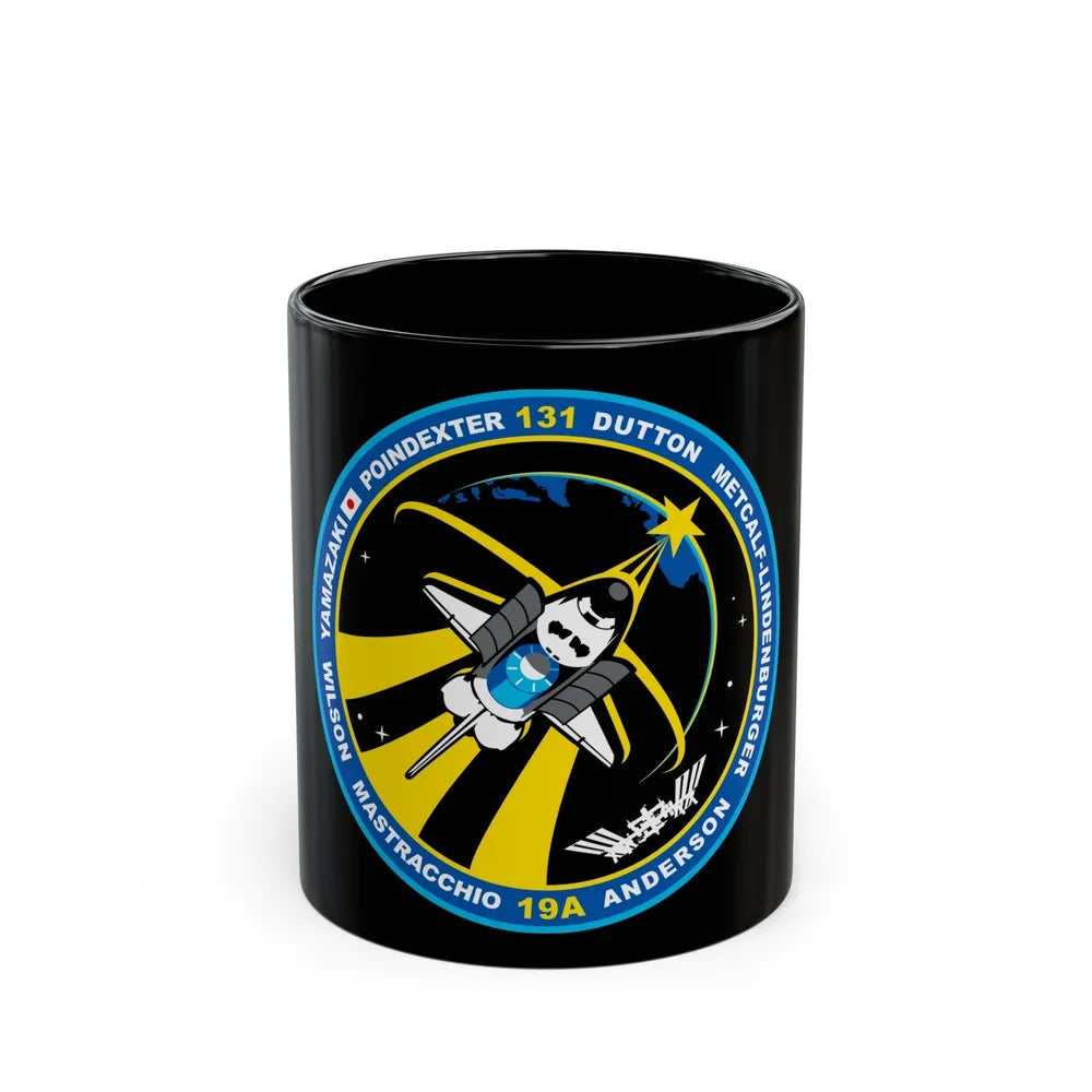 STS 131 (NASA) Black Coffee Mug-11oz-Go Mug Yourself