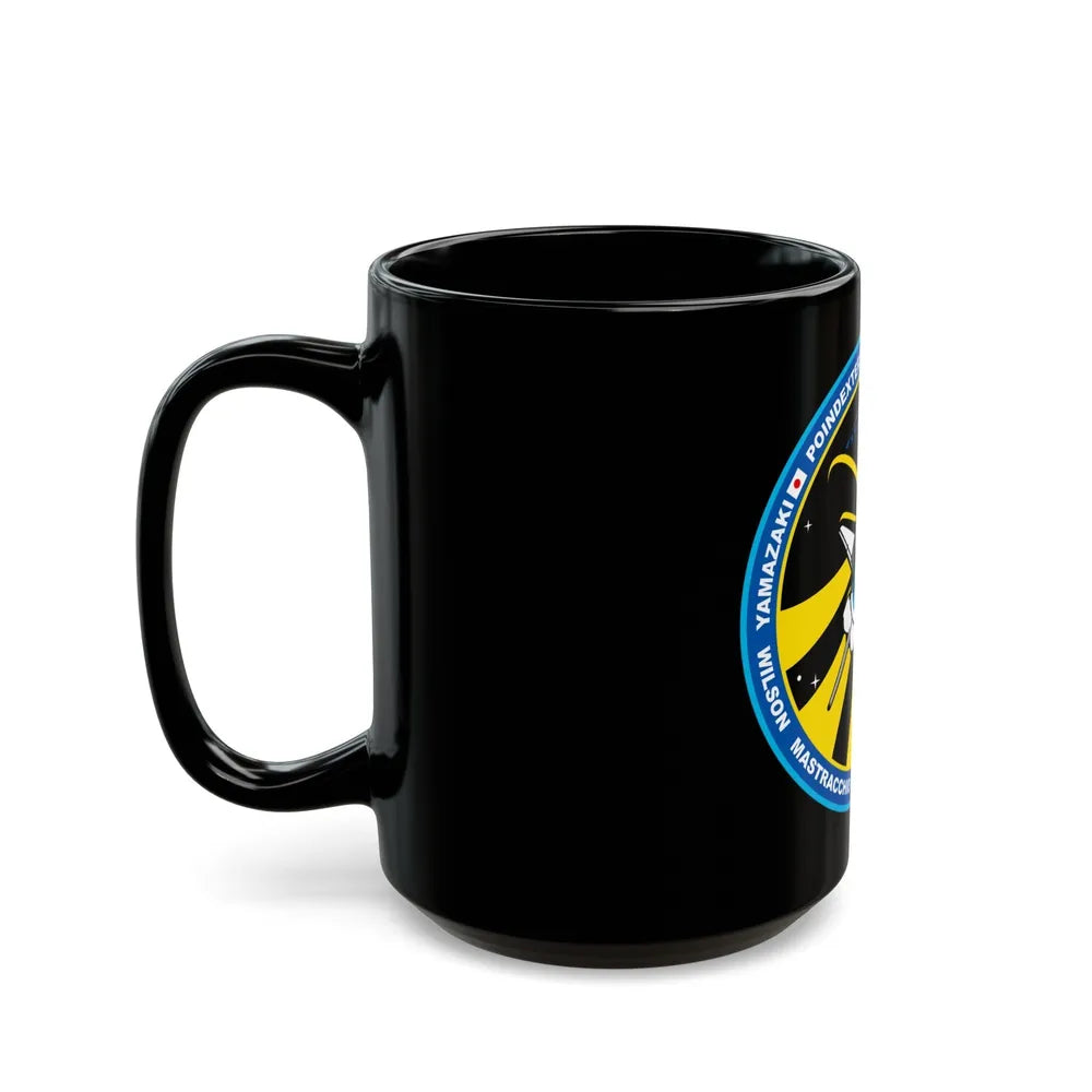 STS 131 (NASA) Black Coffee Mug-Go Mug Yourself