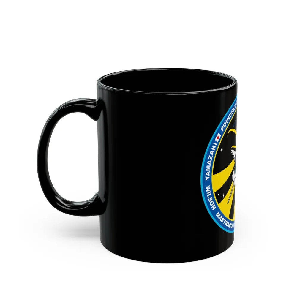 STS 131 (NASA) Black Coffee Mug-Go Mug Yourself