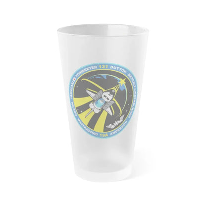 STS 131 (NASA) Frosted Pint Glass 16oz 16oz Frosted - Go Mug Yourself