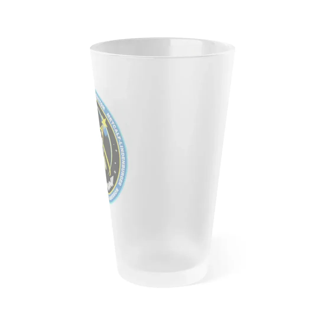 STS 131 (NASA) Frosted Pint Glass 16oz - Go Mug Yourself