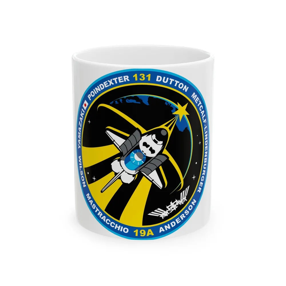 STS 131 (NASA) White Coffee Mug-11oz-Go Mug Yourself