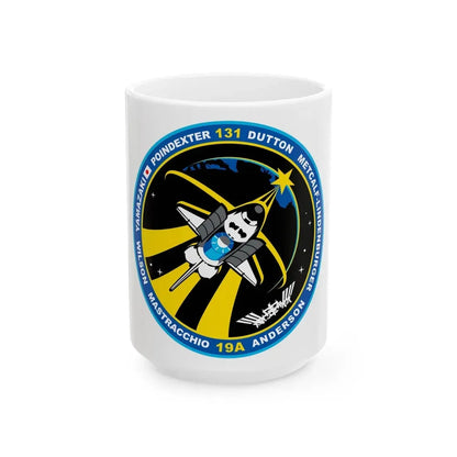 STS 131 (NASA) White Coffee Mug 15oz - Go Mug Yourself