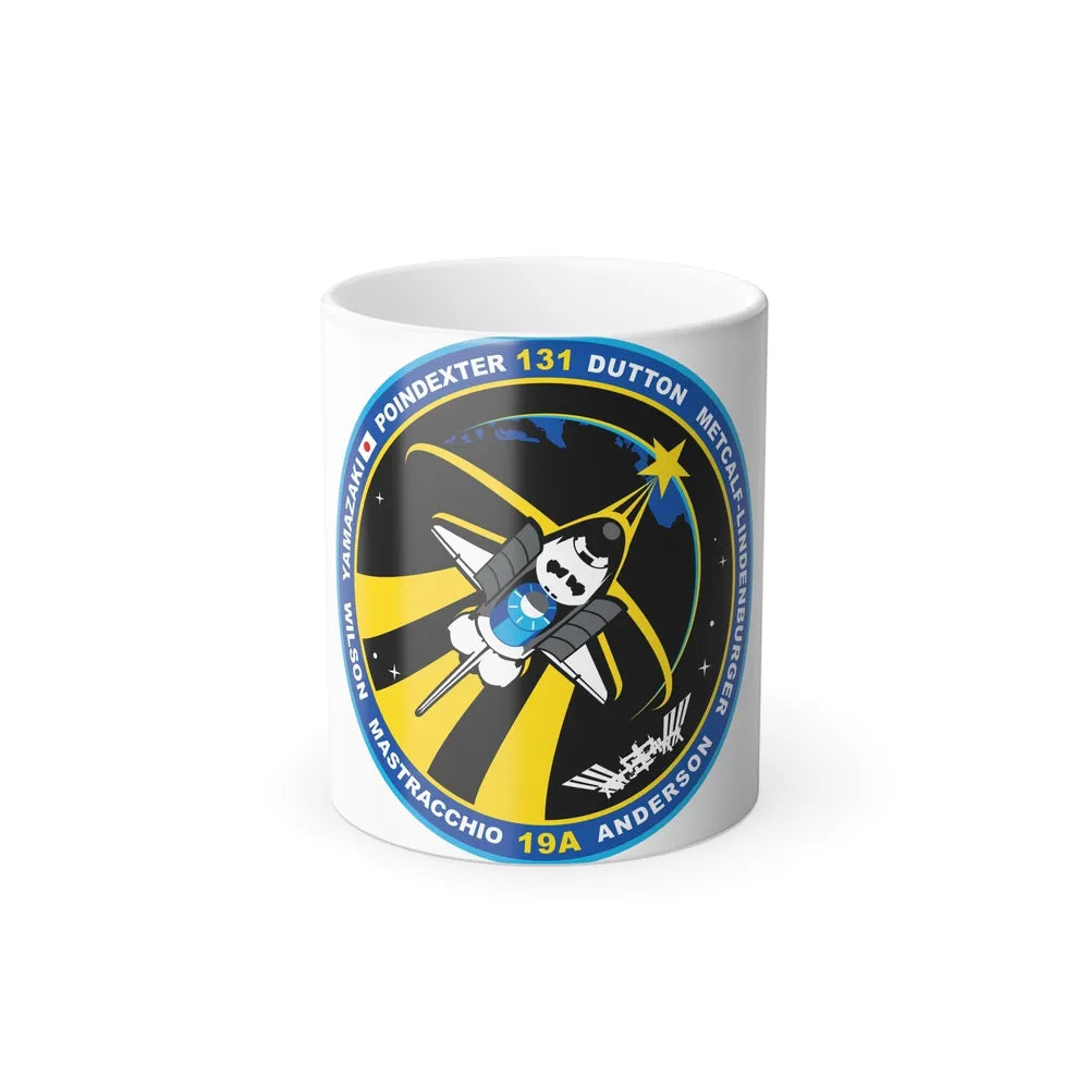 STS 131 Patch NASA - Color Changing Mug 11oz-11oz-Go Mug Yourself