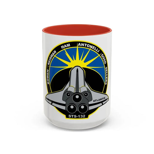 STS 132 (NASA) Accent Coffee Mug 15oz Red - Go Mug Yourself