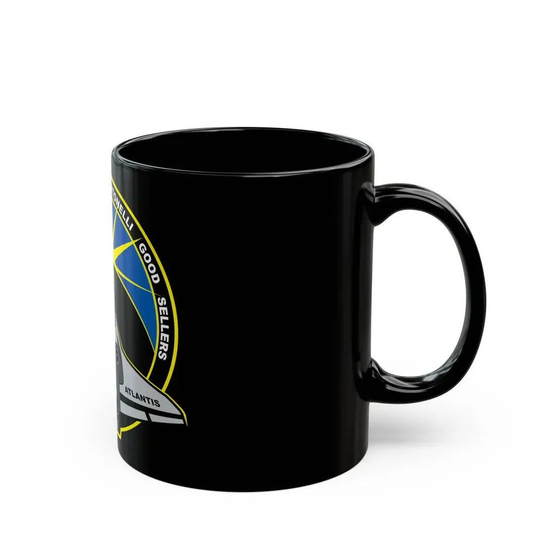STS 132 (NASA) Black Coffee Mug - Go Mug Yourself