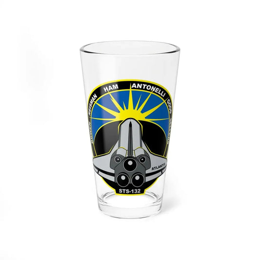 STS 132 (NASA) Pint Glass 16oz 16oz - Go Mug Yourself