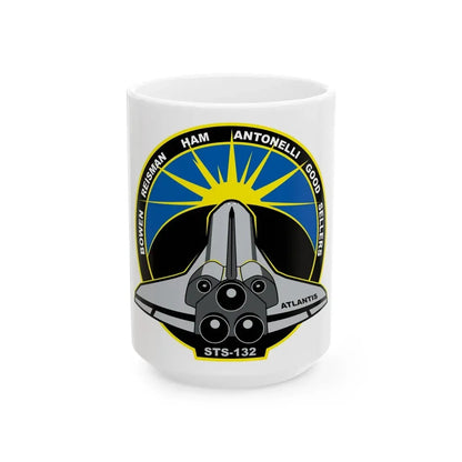 STS 132 (NASA) White Coffee Mug 15oz - Go Mug Yourself