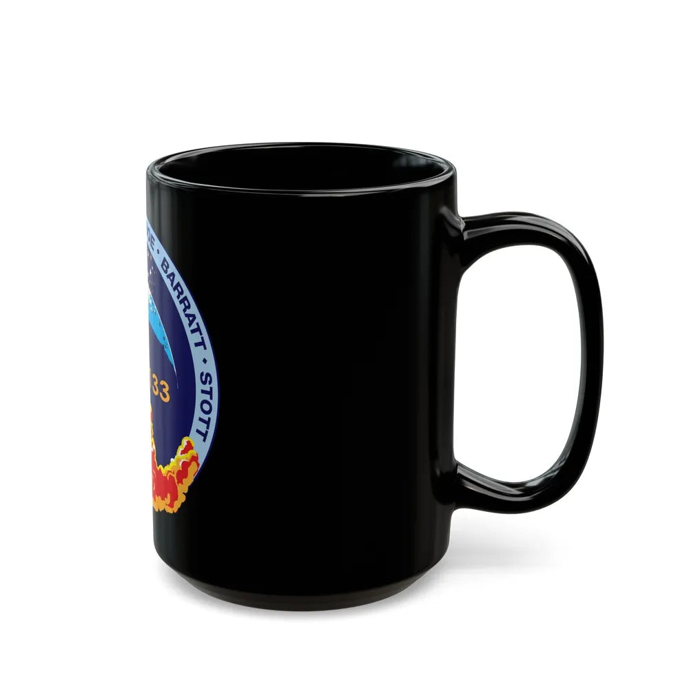 STS 133 (NASA) Black Coffee Mug-Go Mug Yourself