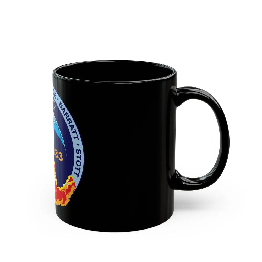 STS 133 (NASA) Black Coffee Mug-Go Mug Yourself