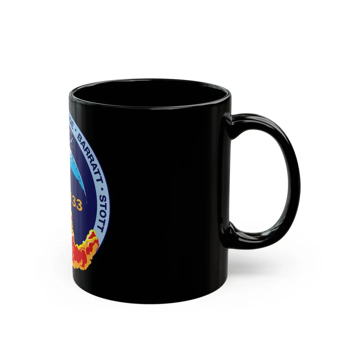 STS 133 (NASA) Black Coffee Mug - Go Mug Yourself