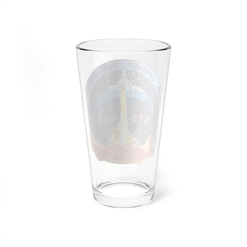 STS 133 (NASA) Pint Glass 16oz-Go Mug Yourself