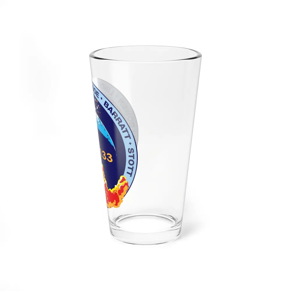 STS 133 (NASA) Pint Glass 16oz-Go Mug Yourself