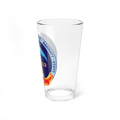 STS 133 (NASA) Pint Glass 16oz-Go Mug Yourself