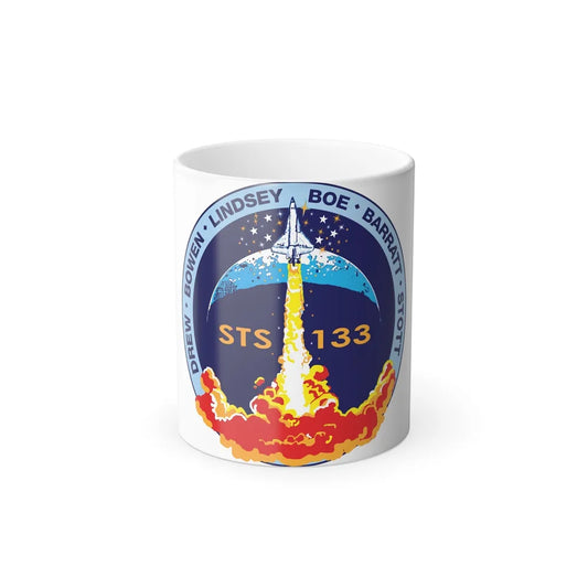 STS 133 Patch NASA - Color Changing Mug 11oz-11oz-Go Mug Yourself