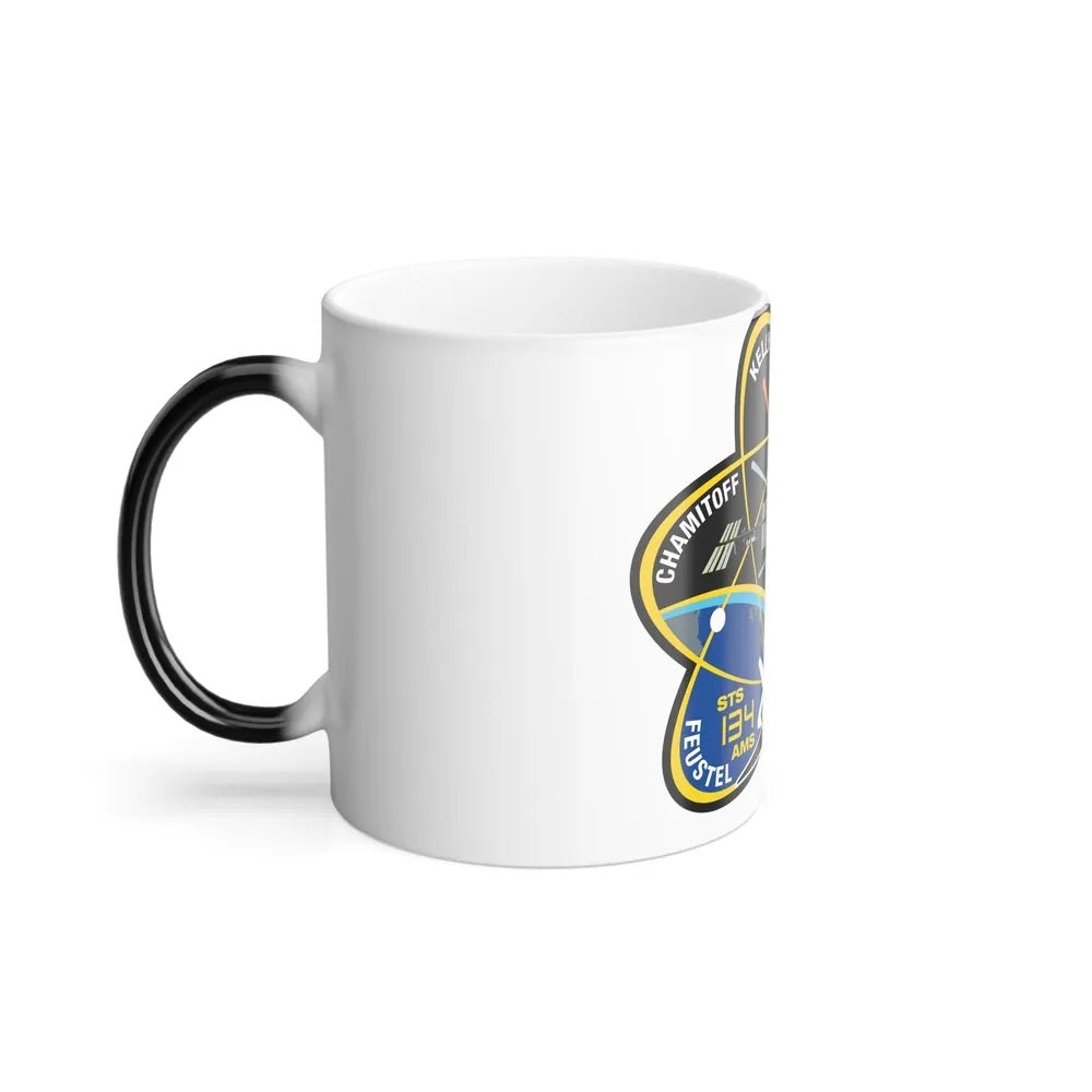 STS 134 Patch NASA - Color Changing Mug 11oz-Go Mug Yourself