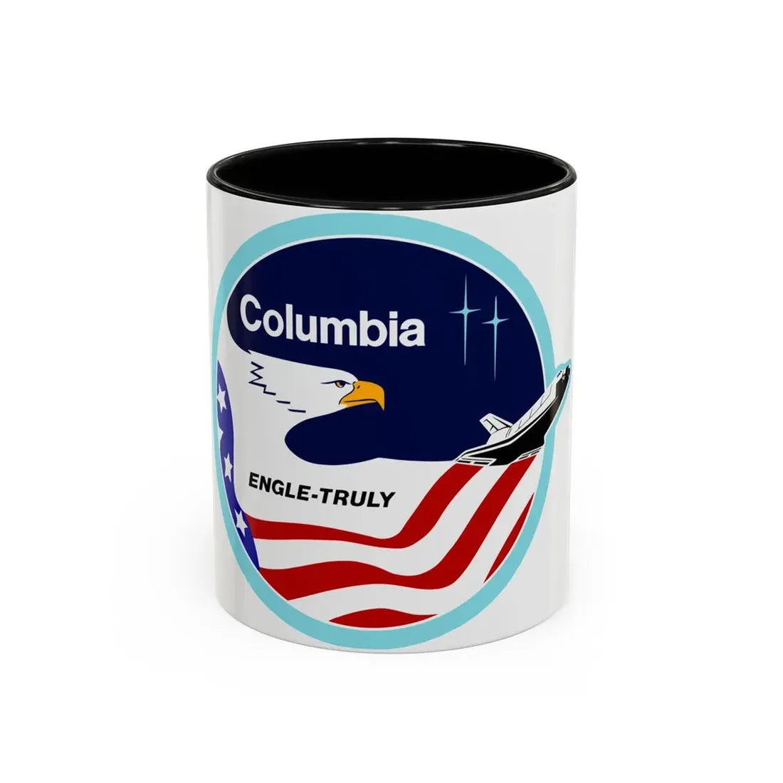 STS 2 (NASA) Accent Coffee Mug 11oz Black - Go Mug Yourself