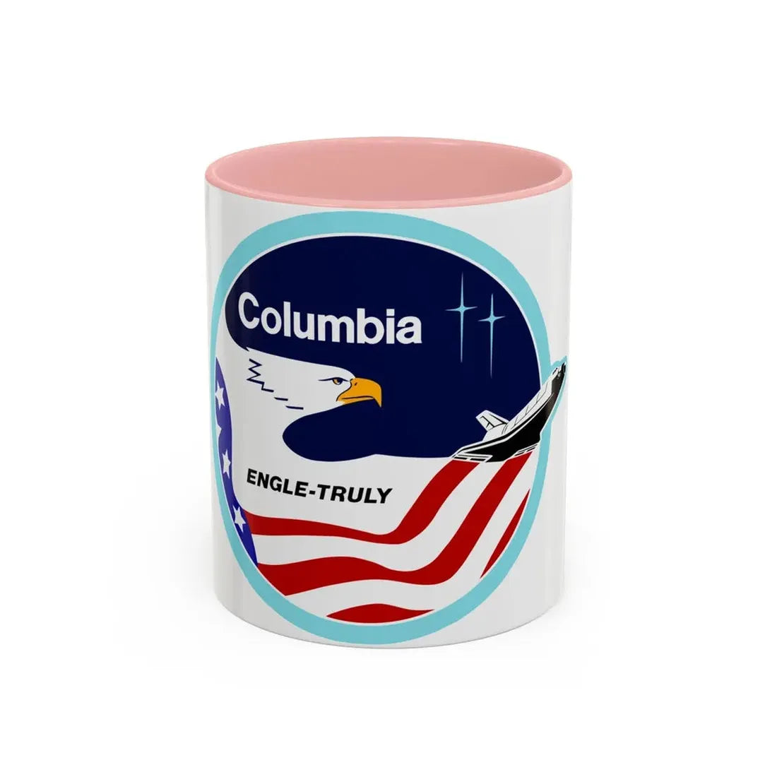 STS 2 (NASA) Accent Coffee Mug 11oz Pink - Go Mug Yourself