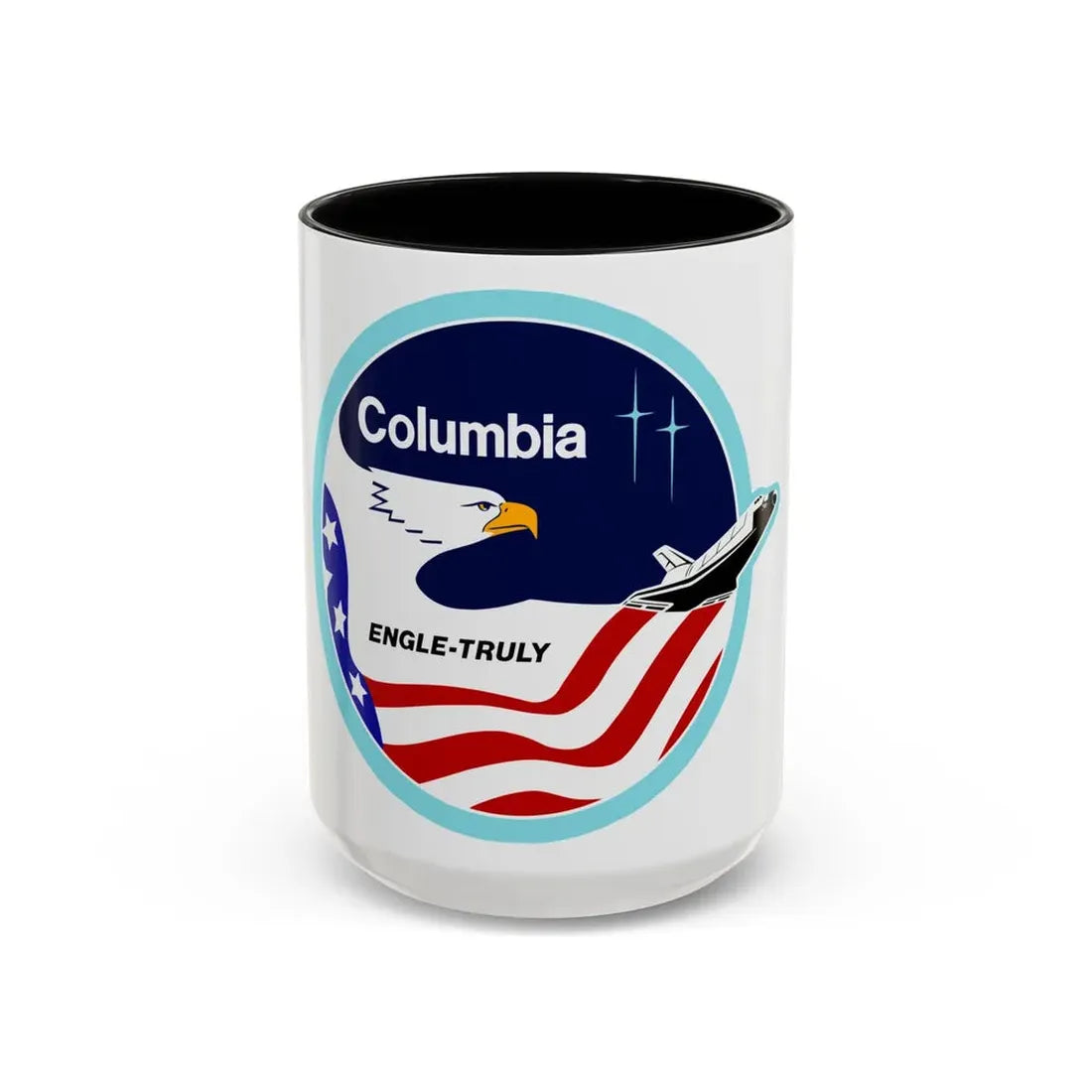 STS 2 (NASA) Accent Coffee Mug 15oz Black - Go Mug Yourself