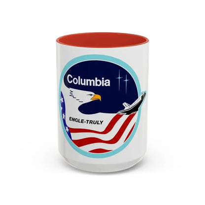 STS 2 (NASA) Accent Coffee Mug 15oz Red - Go Mug Yourself