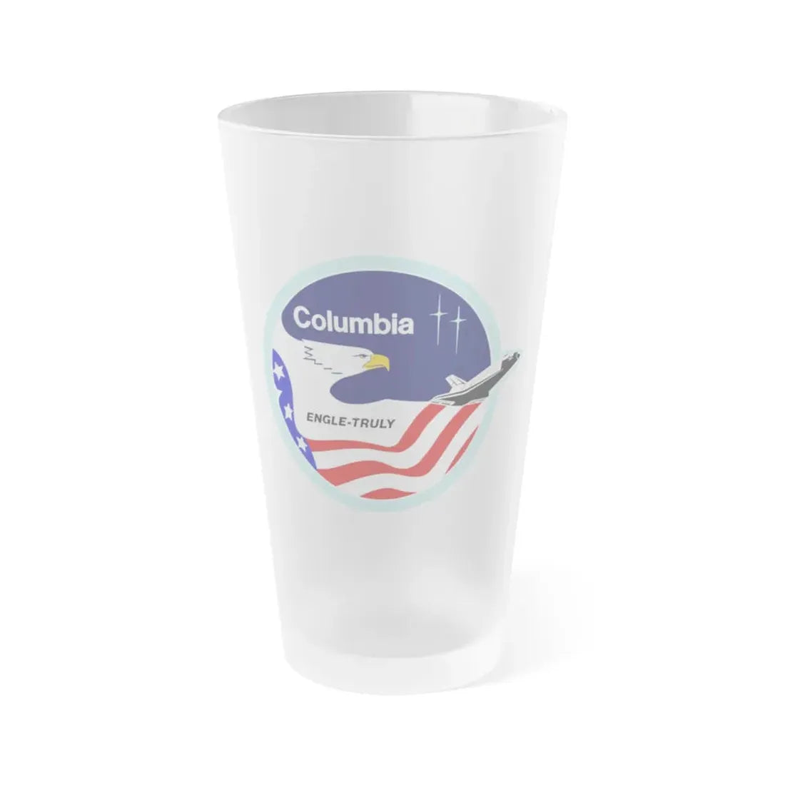 STS 2 (NASA) Frosted Pint Glass 16oz Default Title - Go Mug Yourself